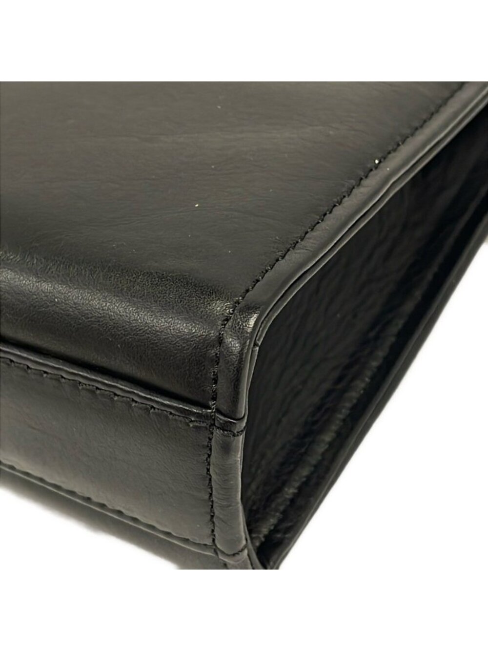 Balenciaga BB Clutch Black Detachable Hand Strap Leather - Picture 6 of 10